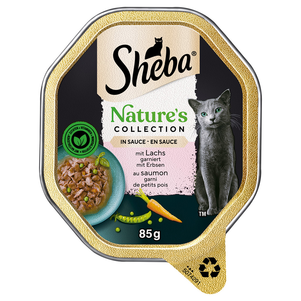 Sparpaket Sheba Nature´s Collection in Sauce 44 x 85 g - mit Lachs Sparpaket Sheba Nature´s Collection in Sauce 44 x 85 g - mit Lachs von Sheba