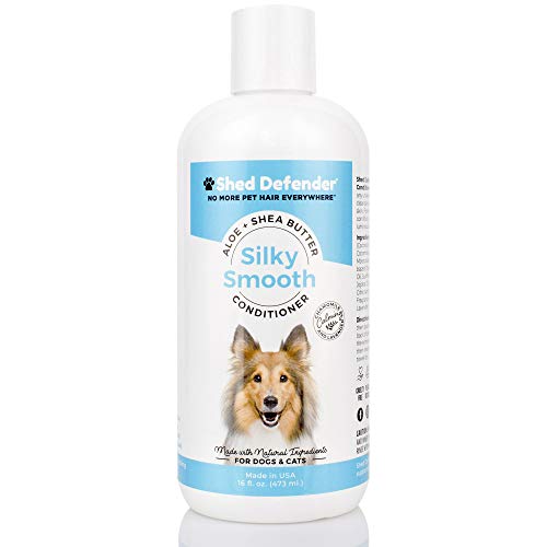 Shed Defender Silky Smooth Conditioner für Hunde und Katzen, von Tierärzten empfohlen, feuchtigkeitsspendend, feuchtigkeitsspendend für glänzendes, gesundes Fell, natürliche Inhaltsstoffe auf der von Shed Defender