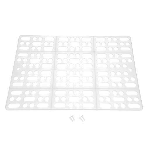 Plastic Rabbit Mat Grid Leicht zu reinigendes Fußpolster Isolierung von Fäkalien für Kaninchenmeerschweinchen-Hamsterratten und andere Nagetiere[Weiß] Spielzeug von Sheens