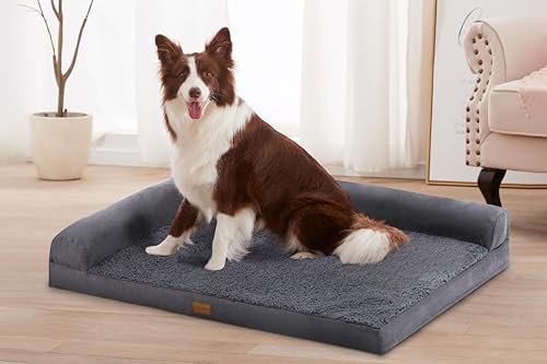 Sheepping Orthopädisches Hundebett für Grosse Hunde, Hundesofa mit Rand große Hunde Hundecouch Bettchen Waschbar 112x81x18cm Sheepping Orthopädisches Hundebett für Grosse Hunde, Hundesofa mit Rand große Hunde Hundecouch Bettchen Waschbar 112x81x18cm von Sheepping