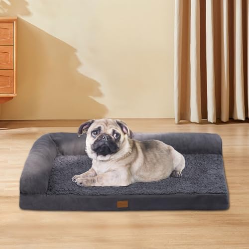 Sheepping Orthopädisches Hundebett für kleine Hunde, Hundesofa mit Rand Mittelgroße Hunde Hundecouch Bettchen Waschbar 76x51x18cm Sheepping Orthopädisches Hundebett für kleine Hunde, Hundesofa mit Rand Mittelgroße Hunde Hundecouch Bettchen Waschbar 76x51x18cm von Sheepping
