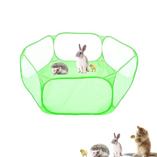 Kleintier-Laufstall, tragbares Pop-Up-offenes interaktives Haustierzelt, Indoor Outdoor Zaun für Kaninchen, Meerschweinchen, Hamster, Chinchillas, Kätzchen, Welpen Kleintier-Laufstall, tragbares Pop-Up-offenes interaktives Haustierzelt, Indoor Outdoor Zaun für Kaninchen, Meerschweinchen, Hamster, Chinchillas, Kätzchen, Welpen von Sheldamy