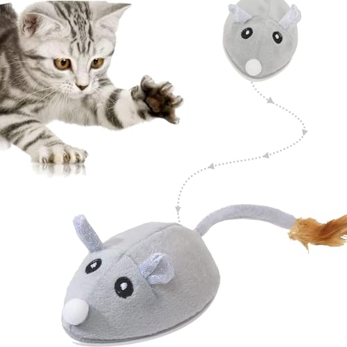 Katzenspielzeug Elektrisch Spielmaus,Katzenspielzeug Mäuse,Mausspielzeug Katzenspielzeug,Spielmäuse für Katze,Interaktive Spielzeug Maus mit USB Kabel für Katzenauslauf und gegen Langeweile von Shengruili