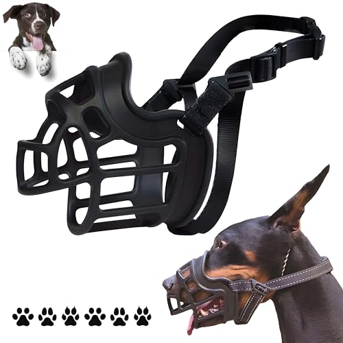 Korbmaulkorb für Hunde,Maulkorb für Hunde,Silikon-Korb Hund Maulkörbe,Atmungsaktiver Rundum-Abdeckung des Und Verstellbare Träger,Verhindert Bellen, Beißen und Kauen Schwarz Korbmaulkorb für Hunde,Maulkorb für Hunde,Silikon-Korb Hund Maulkörbe,Atmungsaktiver Rundum-Abdeckung des Und Verstellbare Träger,Verhindert Bellen, Beißen und Kauen Schwarz von Shengruili