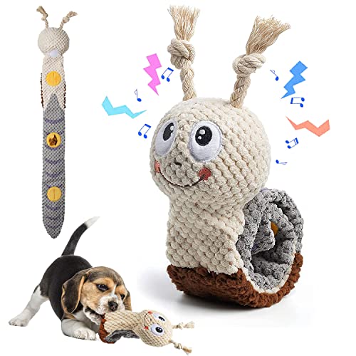 Intelligenzspielzeug für Hunde,Hundespielzeug Schnupftabak, Schnecke Spielzeug für Haustiere,Hundespielzeug Quietschend, Intelligenz Interaktives Hundespielzeug für Welpen Mittelgroße Hunde von Shengruili
