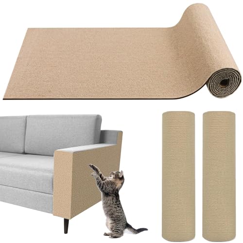 2 Stück Selbstklebend Kratzmatte Katze,40×200cm DIY Climbing Cat Scratcher,Katzenkratzmatte für Schützt Teppiche,Trimmbare Selbstkleber Kratzwand Katzenkratzbretter,Protect Your Furniture from Claws 2 Stück Selbstklebend Kratzmatte Katze,40×200cm DIY Climbing Cat Scratcher,Katzenkratzmatte für Schützt Teppiche,Trimmbare Selbstkleber Kratzwand Katzenkratzbretter,Protect Your Furniture from Claws von Shengruili