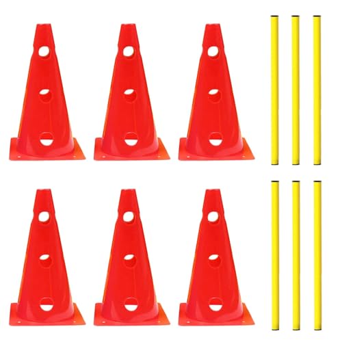 Shengruili 3 Set Sports Steckhürdenset,Fussball Trainingszubehör,Agility Set Hunde,Hürden Set Verstellbar,Agility Zubehör für das Training,Agility-Ausrüstungs-Set für Hunde für Haustiere Shengruili 3 Set Sports Steckhürdenset,Fussball Trainingszubehör,Agility Set Hunde,Hürden Set Verstellbar,Agility Zubehör für das Training,Agility-Ausrüstungs-Set für Hunde für Haustiere von Shengruili