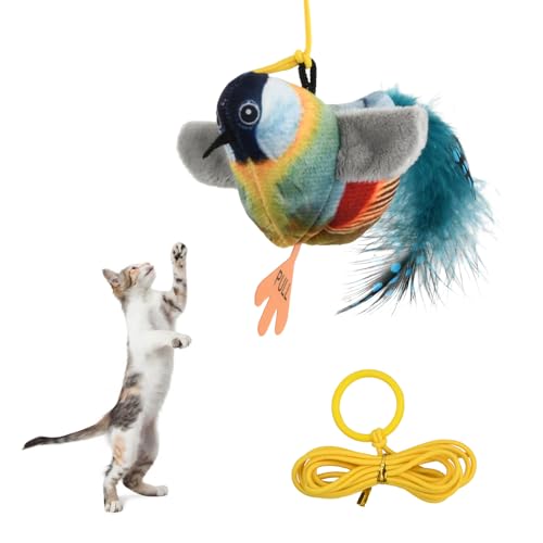 Shengxi Katze Vogel Spielzeug Interaktives Federn Katzenspielzeug Lustige Melodie Vogel Spielzeug für Katzen Niedlich Plüsch Kitty Spielzeug für Indoor Kitty Kätzchen Übung Shengxi Katze Vogel Spielzeug Interaktives Federn Katzenspielzeug Lustige Melodie Vogel Spielzeug für Katzen Niedlich Plüsch Kitty Spielzeug für Indoor Kitty Kätzchen Übung von Shengxi