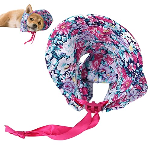 Blumenmütze für Hunde, Katzen-Sommermütze, Sommer-Haustiervisier, Verstellbare Hunde-Reise-Sportmützen, atmungsaktive Sonnenschutzmütze, florale Hunde-Baseballmütze für Katzen, Hunde, Welpen, Outdoor, von Shenrongtong