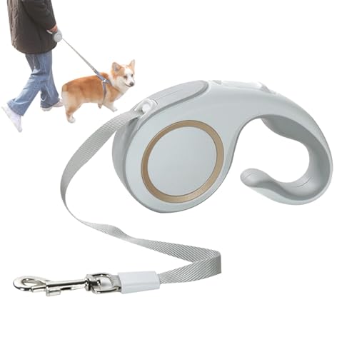 Einziehbare Hundeleine, einziehbare Hundeleine für große Haustiere – Einhändiges Haustierseil, rutschfester Griff, Katzengeschirr für Welpen, Kätzchen und Outdoor Einziehbare Hundeleine, einziehbare Hundeleine für große Haustiere – Einhändiges Haustierseil, rutschfester Griff, Katzengeschirr für Welpen, Kätzchen und Outdoor von Shenrongtong