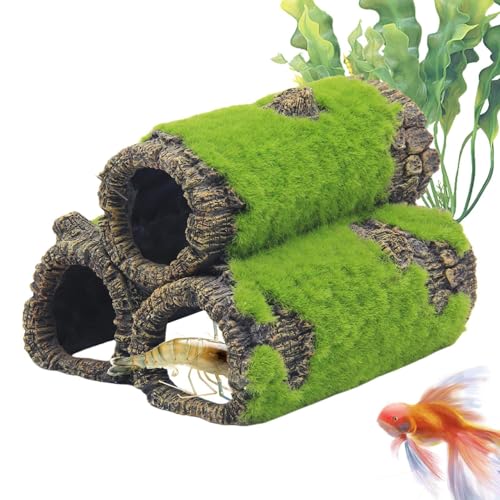 Fischversteck für Aquarium, Mooshöhle Versteck, Dekoration, geräumige, abnehmbare, multifunktionale, realistische Höhle zum Verstecken von Ecken, Zucht von Garnelen, Ruhen, Salzwasser, Betta Fischversteck für Aquarium, Mooshöhle Versteck, Dekoration, geräumige, abnehmbare, multifunktionale, realistische Höhle zum Verstecken von Ecken, Zucht von Garnelen, Ruhen, Salzwasser, Betta von Shenrongtong