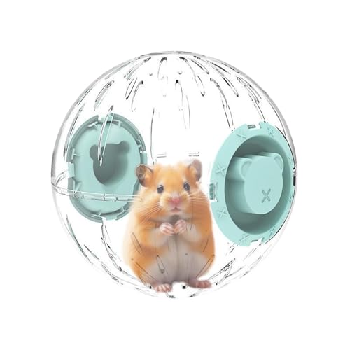 Hamster Running Ball Toy, Meerschweinchen Running Ball,Stressabbau sicherer Hamsterball | Transparent geräumige -Hauptrad für Wohnzimmer Küche zu Hause von Shenrongtong