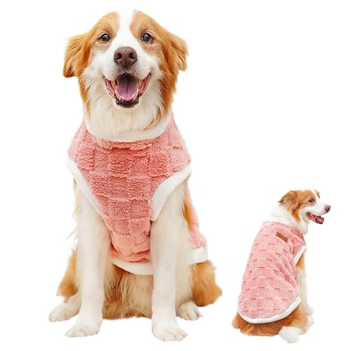 Haustiermantel für kaltes Wetter, weicher Pullover für Hunde, winddichter Pullover für Hunde, Haustierzubehör für kleine, mittelgroße und große Hunderassen Haustiermantel für kaltes Wetter, weicher Pullover für Hunde, winddichter Pullover für Hunde, Haustierzubehör für kleine, mittelgroße und große Hunderassen von Shenrongtong