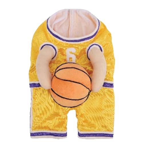 Hunde-Basketball-Kostüm mit Ball, Hunde-Basketball-Kostüm, Halloween-Kostüm, Basketballspieler-Kostüm, Basketball-Hundekostüm, hält Ball, lustige Hundekleidung Hunde-Basketball-Kostüm mit Ball, Hunde-Basketball-Kostüm, Halloween-Kostüm, Basketballspieler-Kostüm, Basketball-Hundekostüm, hält Ball, lustige Hundekleidung von Shenrongtong