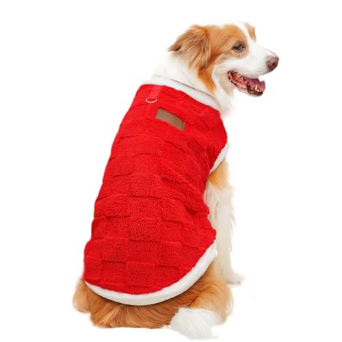 Hunde-Winterjacke – Hundemantel für kaltes Wetter, Plüsch, Katzenmantel, Pyjama, Winterweste, dicke Schneejacke für mittelgroße und große Hunde, Katzen, Haustierbedarf Hunde-Winterjacke – Hundemantel für kaltes Wetter, Plüsch, Katzenmantel, Pyjama, Winterweste, dicke Schneejacke für mittelgroße und große Hunde, Katzen, Haustierbedarf von Shenrongtong