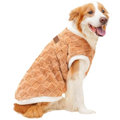 Hunde-Winterjacke – Plüsch-Wintermantel für Hunde – Katzenmantel, Pyjama, Hunde-Winterweste, dicke Schneejacke für mittelgroße und große Hunde, Katzen, Haustierbedarf Hunde-Winterjacke – Plüsch-Wintermantel für Hunde – Katzenmantel, Pyjama, Hunde-Winterweste, dicke Schneejacke für mittelgroße und große Hunde, Katzen, Haustierbedarf von Shenrongtong