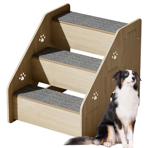 Hundetreppe fürs Bett,Hundetreppe fürs Bett - Tragbare Hundetreppe Stufen Haustiertreppe,Verschleißfeste Hundetreppe aus, Hundetreppenhelfer für Bettsofamöbel Hundetreppe fürs Bett,Hundetreppe fürs Bett - Tragbare Hundetreppe Stufen Haustiertreppe,Verschleißfeste Hundetreppe aus, Hundetreppenhelfer für Bettsofamöbel von Shenrongtong