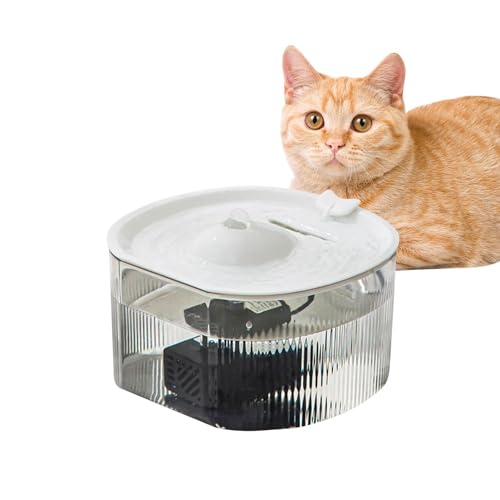 Hundetrinkbrunnen | Smart Pet Wasserspender | 1,5L Leise Automatischer Wassernapfspender, Katze Bewässerungsbedarf für Katzen Hunde Haustiere von Shenrongtong