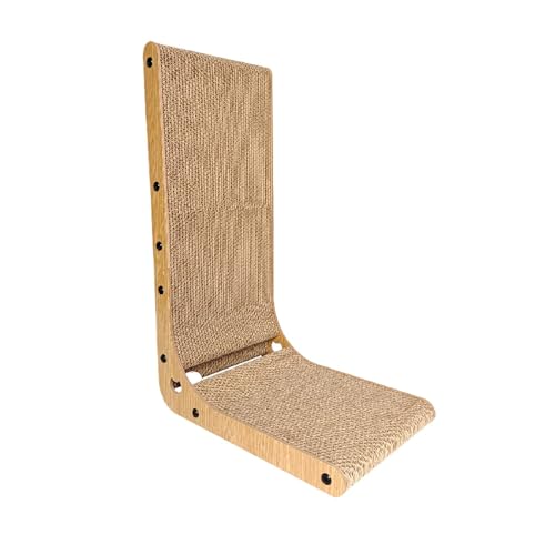 Katzenkratzbrett aus Pappe, Katzenkratzbrett,L-förmiger Katzenkratzer - Katzenkratzbaum mit eingebauten Katzenminze-Spielzeugbällen für Kätzchen, Hauskatzen, kleine Haustiere zum Katzenkratzbrett aus Pappe, Katzenkratzbrett,L-förmiger Katzenkratzer - Katzenkratzbaum mit eingebauten Katzenminze-Spielzeugbällen für Kätzchen, Hauskatzen, kleine Haustiere zum von Shenrongtong