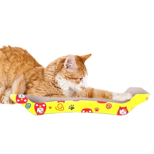 Katzenkratzer - Kätzchen-Pappkratzer - Katzenkratzpad mit Kratztextur-Design, langlebiges Katzenkratzpad für Hauskatzen, Möbelschutz Shenrongtong von Shenrongtong