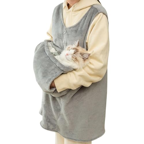 Katzenschlafschürze – Katzentrageschürze mit Tasche, Katzenschlafsack, verstellbare Kätzchentragetasche, Haustiertragetasche, Katzentragetasche für kleine mittelgroße Tiere Katzenschlafschürze – Katzentrageschürze mit Tasche, Katzenschlafsack, verstellbare Kätzchentragetasche, Haustiertragetasche, Katzentragetasche für kleine mittelgroße Tiere von Shenrongtong