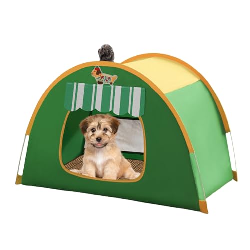 Katzenzelte für den Innenbereich, Hundehütte – waschbares, faltbares Haustierhaus für Kätzchen, kleine Hunde, Hasen mit Luftstrom und Belüftung, für drinnen und draußen, Camping, Hinterhof, Strand Katzenzelte für den Innenbereich, Hundehütte – waschbares, faltbares Haustierhaus für Kätzchen, kleine Hunde, Hasen mit Luftstrom und Belüftung, für drinnen und draußen, Camping, Hinterhof, Strand von Shenrongtong