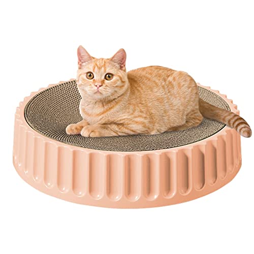 Kratzbrett für Katzen – runder Kratzkarton mit hoher Dichte für Katzen | Cat Furniture Kratzbretter für Katzen, die schlafen, drinnen Shenrongtong von Shenrongtong