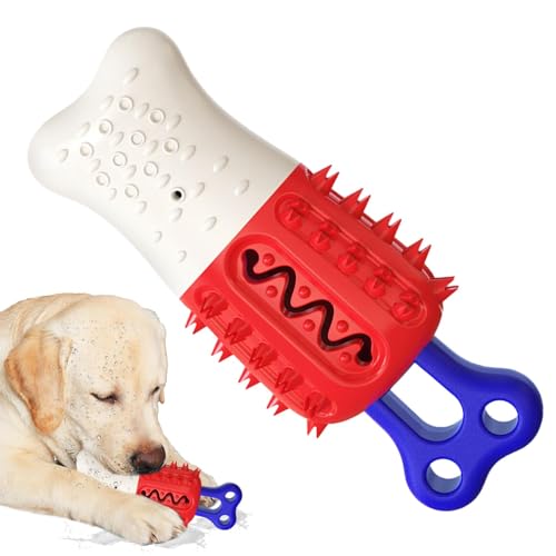 Kühlendes Kauspielzeug für Hunde, Eis am Stiel-Kauspielzeug für Hunde,Eis am Stiel in Knochenform, Summer Freeze, interaktives Spielzeug - Kühlspielzeug für Hunde, einfrierbares Zahnungsspielzeug für von Shenrongtong