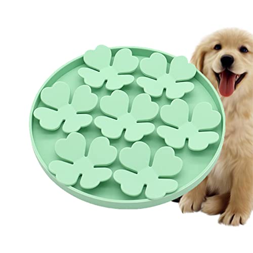 Leckmatte für Hunde – Erdnussleckstempel, Suction Dog, langsames Futterhaus mit erhöhten Blumen, für Erleichterung und Pflege, Langeweile der Tiere von Shenrongtong