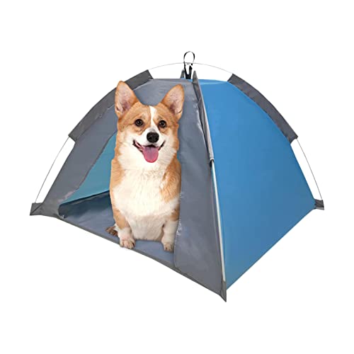 Outdoor Pet Folding Waterproof Zelt, Dog Shade Canopy, Up Pet Mini Folding Waterproof Zelt, Camping Tent Beach Breathable Small Tent Outdoor Travel Small Dog Small Puppy Cat von Shenrongtong