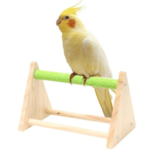 Papageienständer – Vogel-Trainingszubehör aus | kleines Haustier-Spielzentrum für Papageien, Sittiche, Kanarienvögel, Nymphensittiche, Finken, dreieckige Sitzstange für drinnen und draußen Papageienständer – Vogel-Trainingszubehör aus | kleines Haustier-Spielzentrum für Papageien, Sittiche, Kanarienvögel, Nymphensittiche, Finken, dreieckige Sitzstange für drinnen und draußen von Shenrongtong