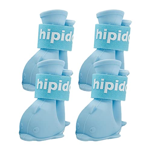 Regenstiefel für Hunde, wasserdichte Schuhe für Welpen | Pfotenschutz aus Silikon für Haustiere zum Gehen im Freien, Holzböden Regenstiefel für Hunde, wasserdichte Schuhe für Welpen | Pfotenschutz aus Silikon für Haustiere zum Gehen im Freien, Holzböden von Shenrongtong