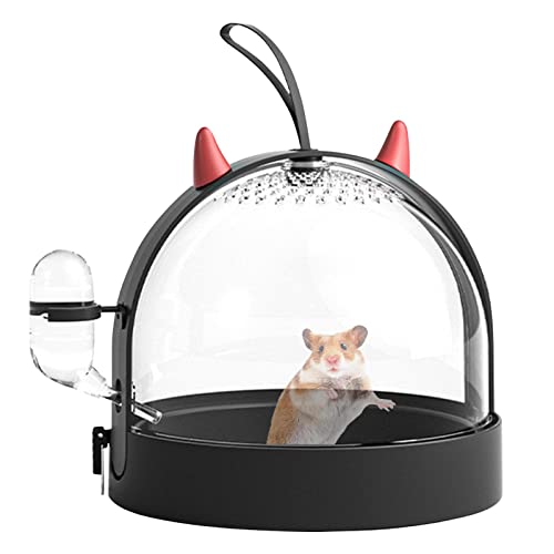 Reisekäfig für Zwerghamster | Atmungsaktiver Transportkäfig für Hamster – Transportbox für Reptilien für kleine Tiere, tragbare Käfige für Haustiere von Shenrongtong