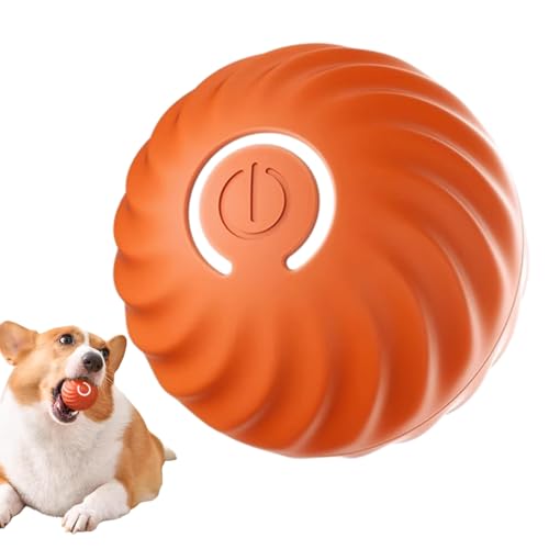 Shenrongtong Active Rolling Ball für Hunde, intelligenter Hundespielzeugball, wiederaufladbare USB-Hundespielzeugbälle, langlebiger Haustierball für Hunde mit intelligenten und normalen Modi von Shenrongtong
