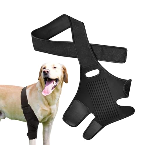 Shenrongtong Hüftbandage für Hunde | Mit 10 Stützstäbchen Hund Rücken Bein Bandage - Atmungsaktive Hunde Hüftbandage Hinterbeinstütze Bequem Für Senioren Und Behinderte Hunde von Shenrongtong