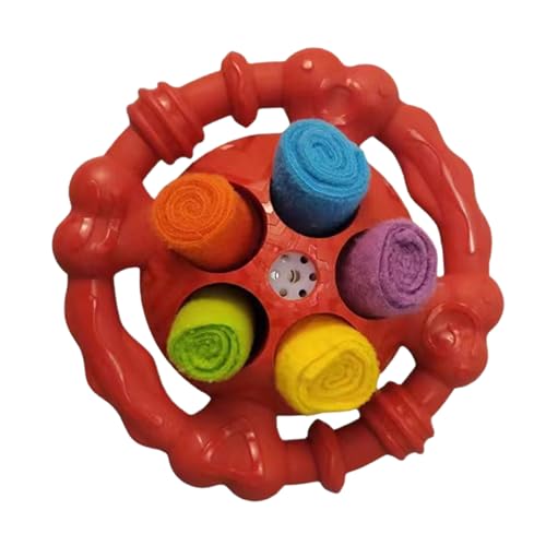Shenrongtong Hunde Denkball | Welpen Denkspielzeug - Interaktiver Futterball Mit Stimulierender Schnüffelfunktion Für Garten, Transportbox, Apportieren, & Lecken von Shenrongtong