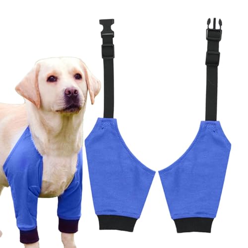 Shenrongtong Hunde-Ellenbogenbandage-Schutz, vordere Ellbogenbandage für Hunde, Hüftgelenkbandage für Hunde, 1 Paar, Fleckenabweisendes Haustier-Kniepolster für mittelgroße Hunde, atmungsaktiv, Shenrongtong Hunde-Ellenbogenbandage-Schutz, vordere Ellbogenbandage für Hunde, Hüftgelenkbandage für Hunde, 1 Paar, Fleckenabweisendes Haustier-Kniepolster für mittelgroße Hunde, atmungsaktiv, von Shenrongtong