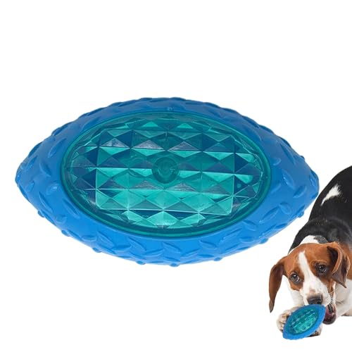 Hundespielzeug Ball, Blinkender Fußball-Kauspielzeug für Hunde, tragbare interaktive leuchtende elastische Bälle für mittelgroße Welpen Hundespielzeug Ball, Blinkender Fußball-Kauspielzeug für Hunde, tragbare interaktive leuchtende elastische Bälle für mittelgroße Welpen von Shenrongtong