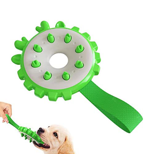 Shenrongtong Hundespielzeug für Hunde, unzerstörbares Hundespielzeug mit Scheiben-Design, quietschende Tiere, große Rassen, Hundespielzeug zur Zahnreinigung für große und mittelgroße Hunde von Shenrongtong