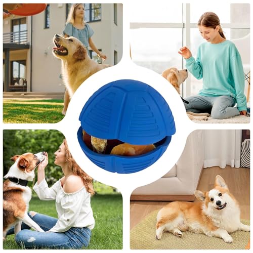 Shenrongtong Interaktiver Hundeball - Futterspenderspielzeug Mit Denkspielen Für Hunde,Haustierzubehör Zur Beschäftigung, Langsamer Fressnapf Für Alle Hunderassen, Gegen Langeweile von Shenrongtong