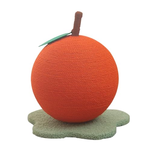 Shenrongtong Kratzball für Katzen, Sisalball für Katzen | Orangefarbenes Indoor-Katzenspielzeug,Katzenballspielzeug, Katzenschleifkrallenball, Sisal-Kratzball für Kätzchen, Katzen Shenrongtong Kratzball für Katzen, Sisalball für Katzen | Orangefarbenes Indoor-Katzenspielzeug,Katzenballspielzeug, Katzenschleifkrallenball, Sisal-Kratzball für Kätzchen, Katzen von Shenrongtong