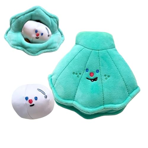 Shenrongtong Plüschtier für Hunde,Gefülltes Hundespielzeug,Interaktives Trainingsspielzeug zum Spielen mit Haustieren - Muschelperlenförmiges Hundeplüschtier für Hinterhof, Rasen, Haustierhaus, Shenrongtong Plüschtier für Hunde,Gefülltes Hundespielzeug,Interaktives Trainingsspielzeug zum Spielen mit Haustieren - Muschelperlenförmiges Hundeplüschtier für Hinterhof, Rasen, Haustierhaus, von Shenrongtong