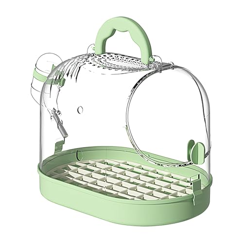 Transparenter Handkäfig, Heimvogelkäfig mit Tablett | Reise-Handtrage | Atmungsaktiver Papageienkäfig mit ausbruchsicherer Schnalle für Zuhause, Büros, Reisen, Camping Transparenter Handkäfig, Heimvogelkäfig mit Tablett | Reise-Handtrage | Atmungsaktiver Papageienkäfig mit ausbruchsicherer Schnalle für Zuhause, Büros, Reisen, Camping von Shenrongtong