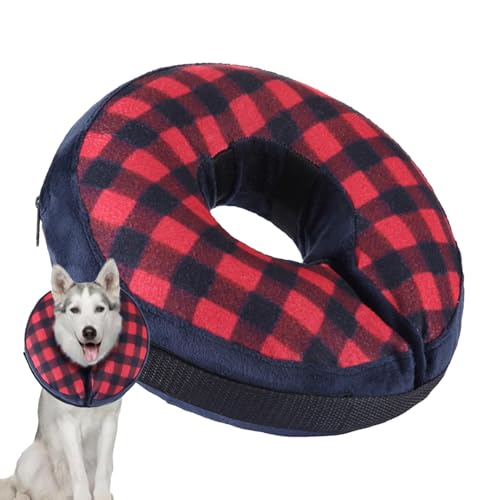 Weiches Halsband für Hunde,Donut Dog Cone | Weiches, verstellbares Hunde-Donut-Halsband,Blow up Donut Hundehalsband, Anti-Leck-Haustierschutzhalsband für Hunde und Katzen Weiches Halsband für Hunde,Donut Dog Cone | Weiches, verstellbares Hunde-Donut-Halsband,Blow up Donut Hundehalsband, Anti-Leck-Haustierschutzhalsband für Hunde und Katzen von Shenrongtong