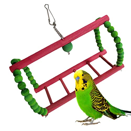 Wellensittichschaukel, Kletterspielzeug für Sittiche, Kletterleiter für Vögel, buntes Spielzeug, geeignet für Wellensittiche, Sittiche, Sittiche, Sittiche, Cockatiel, Mynah, Shenrongtong Wellensittichschaukel, Kletterspielzeug für Sittiche, Kletterleiter für Vögel, buntes Spielzeug, geeignet für Wellensittiche, Sittiche, Sittiche, Sittiche, Cockatiel, Mynah, Shenrongtong von Shenrongtong