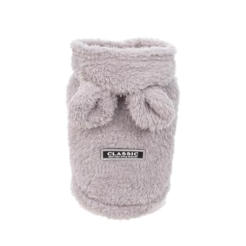 Winter-Kapuzenpullover für Hunde | Haustiermantel für kaltes Wetter – Hunde-Winterkleidung, Kaltwetter-Mäntel für kleine Hunde, niedlicher Hasenohren-Katzenpullover Winter-Kapuzenpullover für Hunde | Haustiermantel für kaltes Wetter – Hunde-Winterkleidung, Kaltwetter-Mäntel für kleine Hunde, niedlicher Hasenohren-Katzenpullover von Shenrongtong