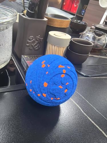 Shepatio Hundespielzeug - Interaktiver Hundeball, Air Self Moving Dog Ball für Hunde, Intelligentes Hundespielzeug, Geburtstagsgeschenk, USB Wiederaufladbar (Blau) von Shepatio