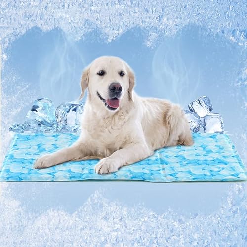 Sheripet Kühlmatten für Hunde, kein Einfrieren oder Aufladen erforderlich, selbstkühlendes, solides Gel-Pad, ungiftige Gel-Eispads, verbesserter Schlaf für heiße Tage von Sheripet