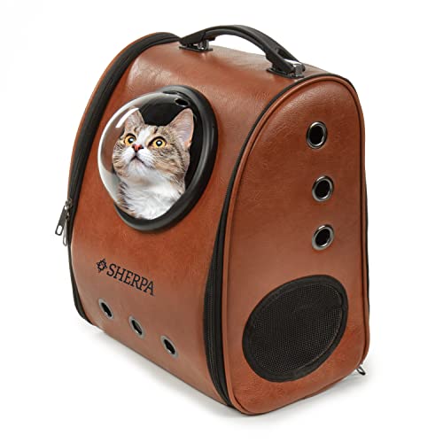 Sherpa Bubble Cat Carrier Backpack, 37 cm L x 35 cm B x 15,2 cm H, Größe S von Sherpa