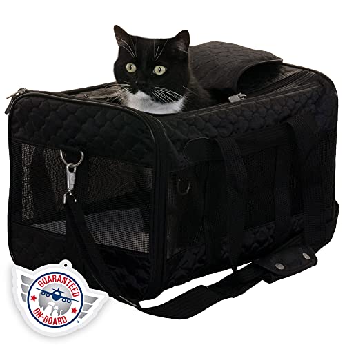 Sherpa Original Deluxe Transportbox für Haustiere, für Fluggesellschaften zugelassen, schwarzes Gitter, Größe L Sherpa Original Deluxe Transportbox für Haustiere, für Fluggesellschaften zugelassen, schwarzes Gitter, Größe L von Sherpa